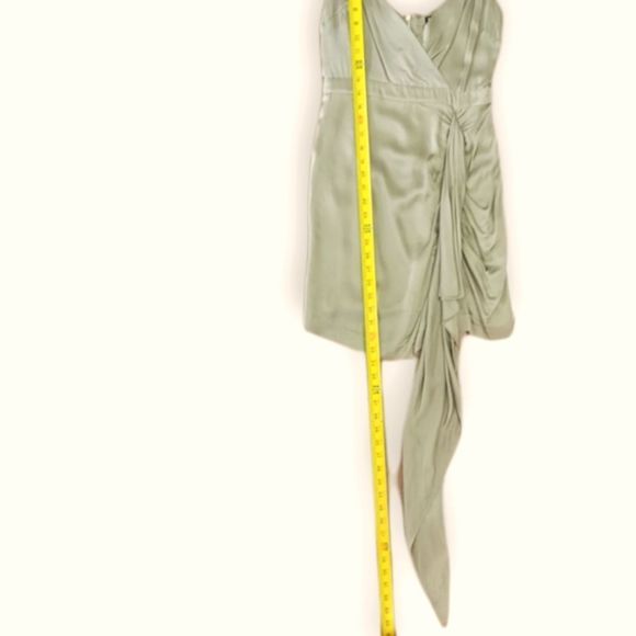 Marciano Thalia Asymmetric Olive Dress, 4, NWT - Picture 9 of 9